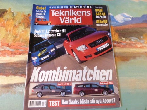 TEKNIKENS VÄRLD, 4/12 2003, NR 25, TIDNING, ALLT OM BILEN