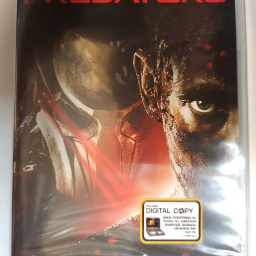 DVD Predators Robert Rodriguez Adrien Brody Svensk text INPLASTAD
