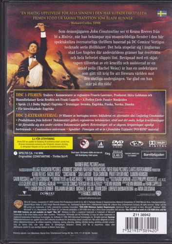 DVD / Constantine / 2-disc / Keanu Reeves, Rachel Weisz, Shia LaBeouf