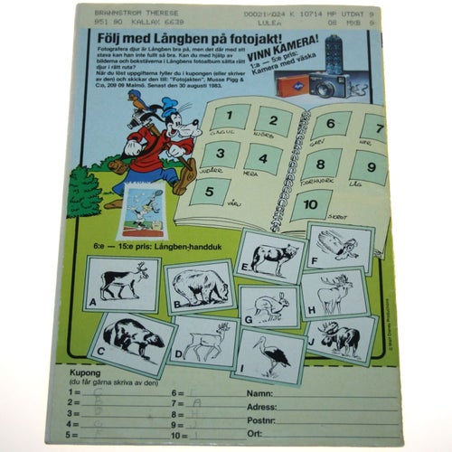 Musse Pigg & C:o - 1983 - NR 8
