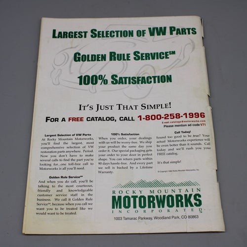 Hot VWs November 1996