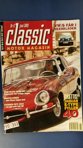 Classic Motor nr 6 2001: Oldsmobile 98 1948, VW Karmann-Ghia, Alfa 6C 2500