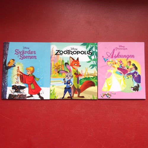11 små böcker från DISNEY Karrusel förlag 2016-2020