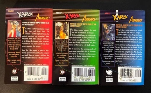 The Avengers X-Men: Gamma Quest Trilogy Book 1, 2, 3 av Greg Cox