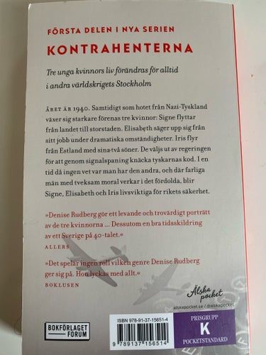 Det första chiffret av Denise Rudberg, 2020