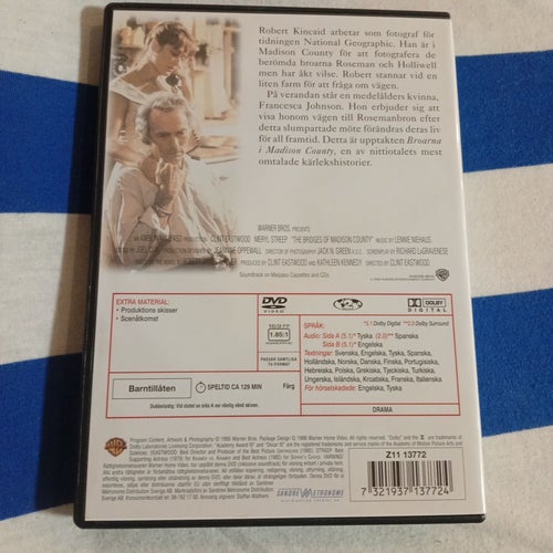 Broarna i Madison County DVD
