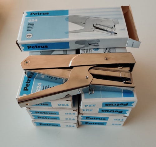 Petrus 224 Häftapparat, Häftpistol, Häfttång, Klammerapparat – Ny/Oanvänd!