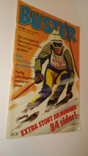 Buster 1978 nr 26. Julnummer. Good Plus