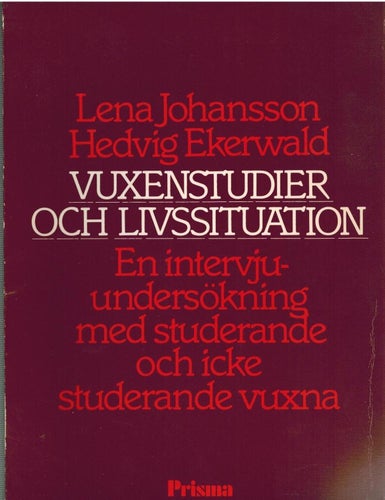Vuxenstudier och livssituation
