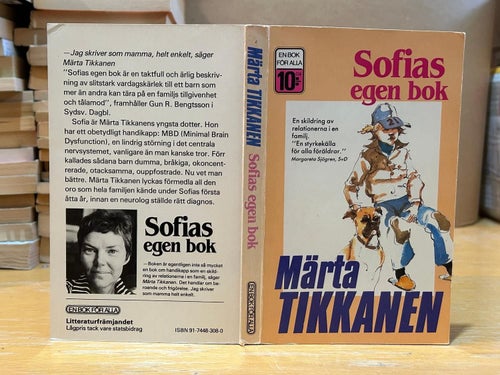 Sofias egen bok av Märta Tikkanen, Katarina Michelsson, bok, Very good plus