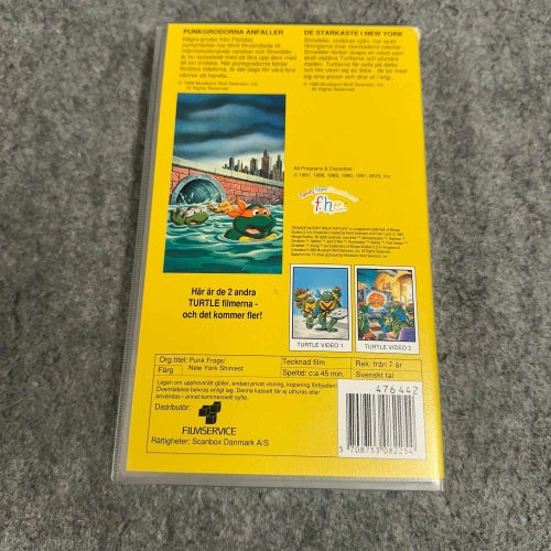 Turtles - Punkgrodorna anfaller - VHS