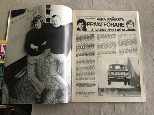 RALLY SPORT NR 8 1971 JÄMTRALLYT,MARBONATTA,NATTKRÖKEN,KNALLEDANSEN I BORÅS