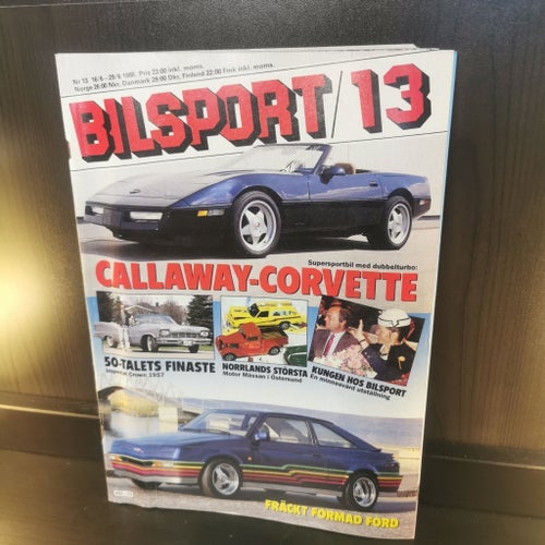 Bilsport 13, 1988