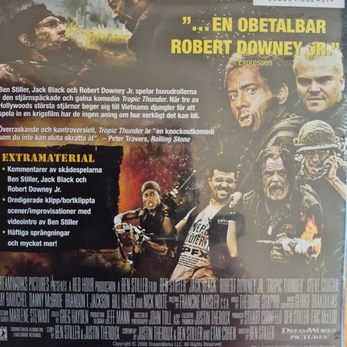Tropic Thunder DVD Ny/Inplastad