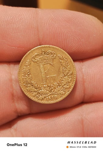 1 Skilling Riksmont 1860, Fredrik VII,Brons
