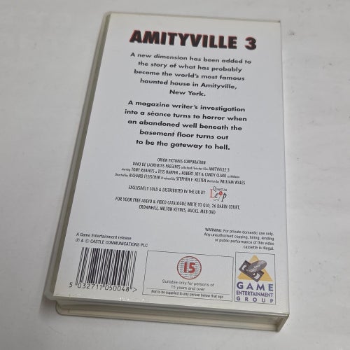 Amityville 3 VHS film