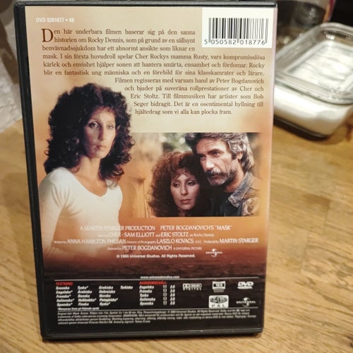 Mask DVD med Cher, Sam Elliott och Eric Stoltz