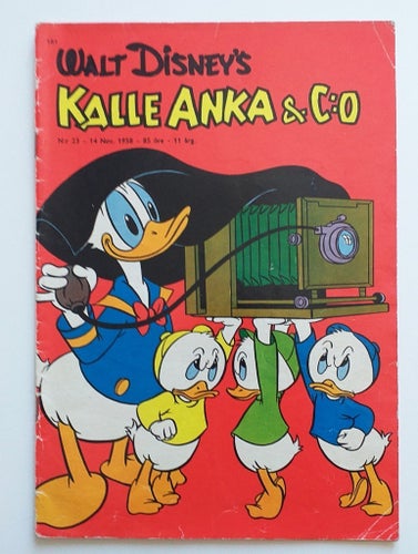 Walt Disney's Kalle Anka & C:o Nr 23 1958