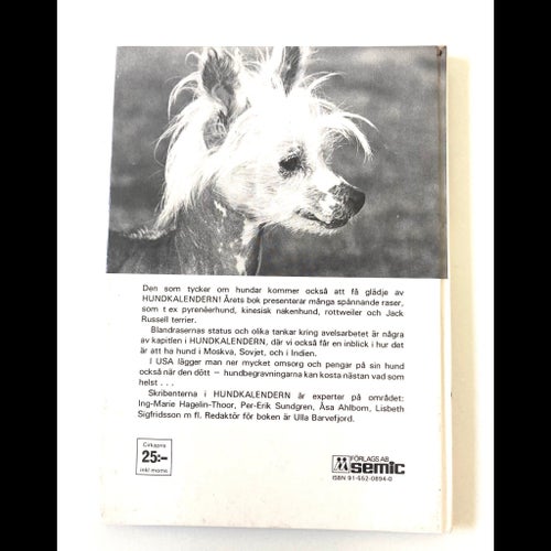 HUNDKALENDERN 1981 av Ing-Marie Hagelin-Thoor, Per-Erik Sundgren, Åsa Ahlbom,