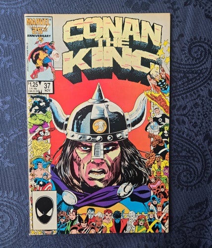 Conan The King #37, Marvel 25th Anniversary Cover, Marvel 1986