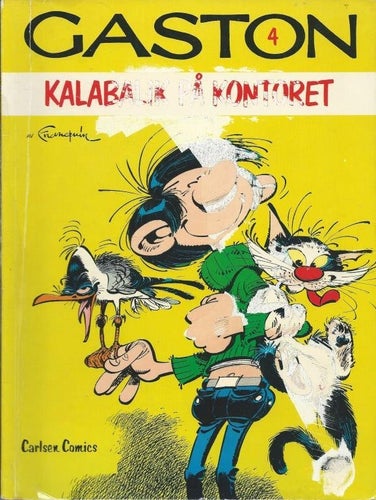 GASTON -KALABALIK PÅ KONTORET-1ST UPPLAGA - LÄS EX!!