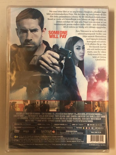DVD Zero Tolerance Svensk text INPLASTAD