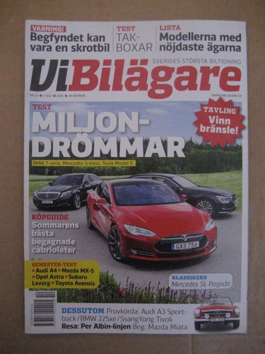 Vi Bilägare Nr:10-2016 (Prov BMW 7-serie / Mercedes S-Klass / Tesla Model S, Pr