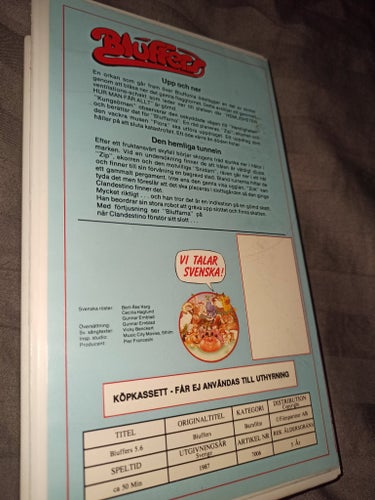 Bluffarna 5-6 VHS - Sällsynt utgåva