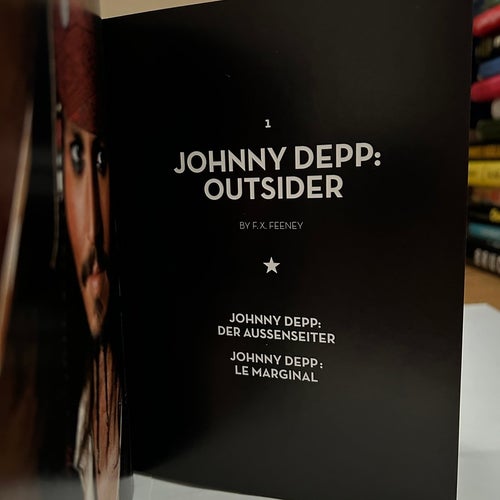 Movie icons Johnny Depp by F. X. Feeney, Very Fine plus
