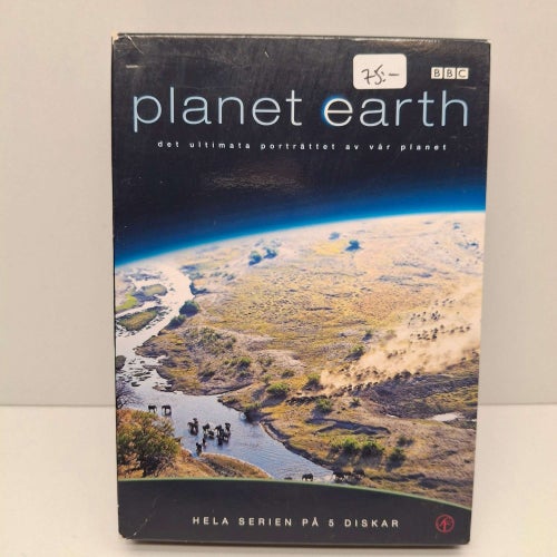Planet Earth Hela serien 5 diskar - Region 2, DVD-box, Svensk text, Fint skick