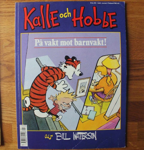 KALLE & HOBBE 1992 album På vakt mot barnvakt!