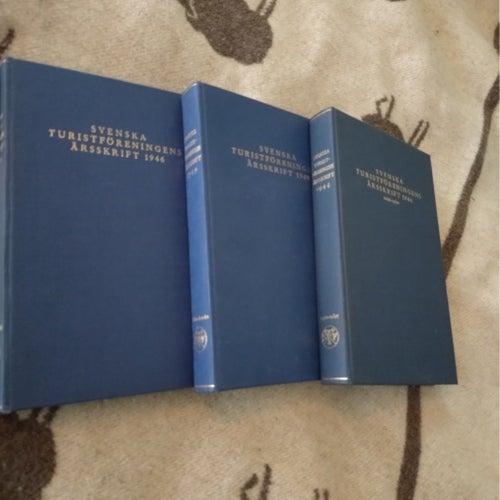 Svenska Turistföreningens STF Årsskrift 1944, 1946, 1949