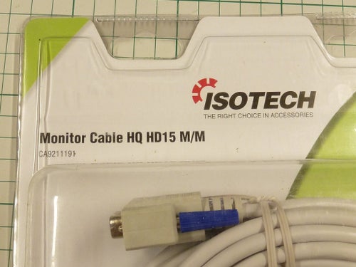 8 st långa (10m) VGA Monitorkablar HQ HD15 Male/Male