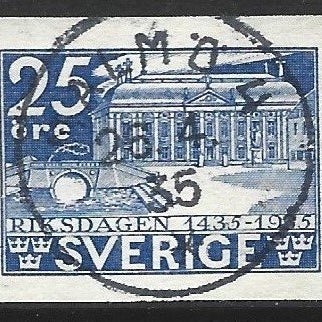 F243 Stämplad Malmö 4 1935