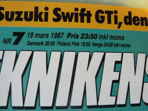 TEKNIKENS VÄRLD, 19/03 1987, NR 7,