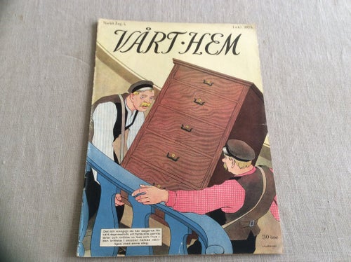 VÅRT HEM NR 40 1924 Tidningskungen HEARST,Lustigkurrar,Åhlén & Holms Stockholm