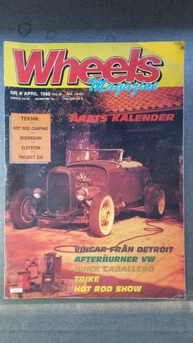 Wheels nr 4 1988: Chevrolet Fleetline Areosedan 1948, Dodge Charger 500 1971
