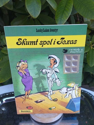 Lucky Lukes äventyr Skumt spel i Texas Fint skick