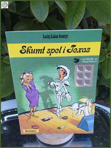 Lucky Lukes äventyr Skumt spel i Texas Fint skick