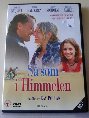 Så som i himmelen, dvd