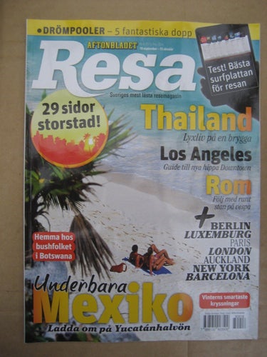 Resa Nr:6-2013 (Mexico, Thailand, Rom, Los Angeles, Berlin, Luxemburg, Paris, L