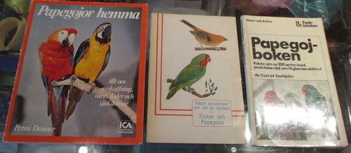 3 böcker om pepegojor som husdjur