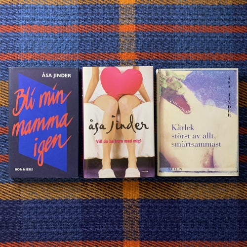 3 x Åsa Jinder - Signerad | BOK | Bli min mamma igen Vill du ha barn med mig