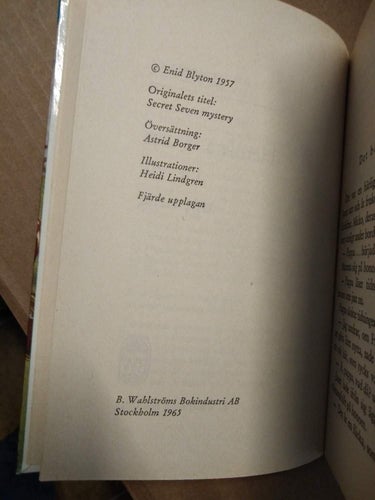 Hemliga Sjuan får ett uppdrag av Enid Blyton