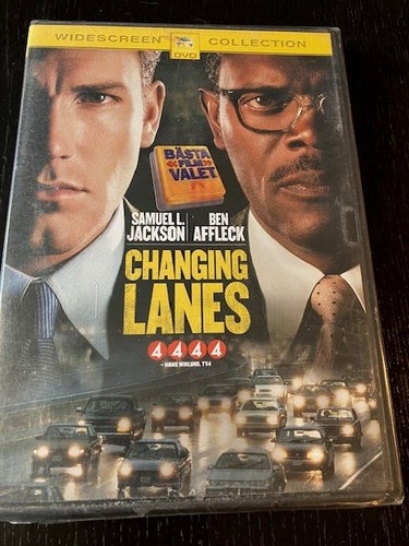 Changing lanes Samuel L Jackson/Ben Affleck Inplastad DVD