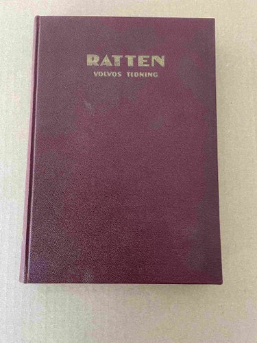 VOLVO Tidning Ratten Inbunden 1946 Volvotraktor T21 Ambulans PV810
