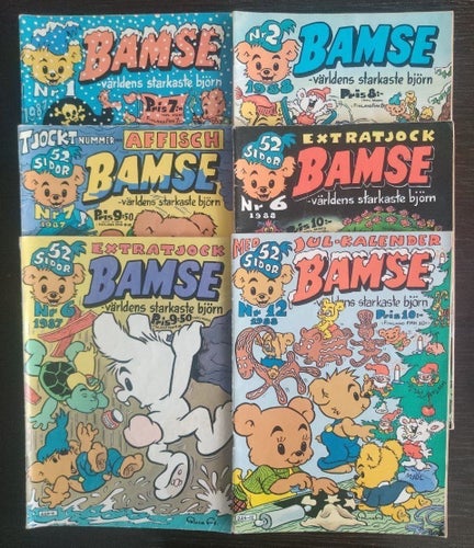Bamse Magazine Collection, 1986-1988
