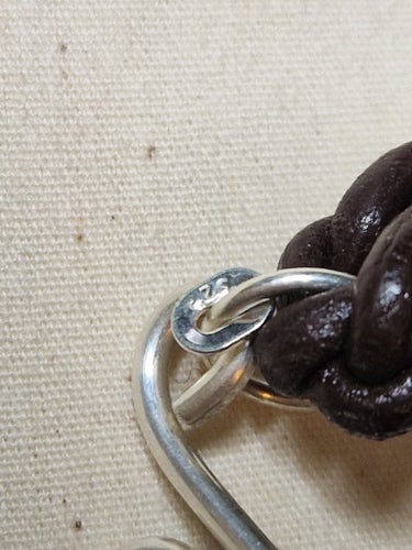 Handgjort Läderarmband i Äkta Silver – Unikt hantverk från MLindStudios