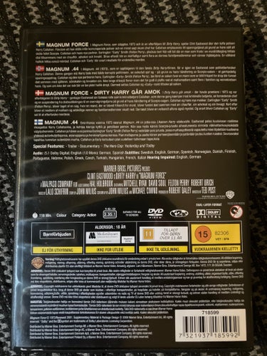 Dirty Harry- Magnum Force /DVD /Clint Eastwood