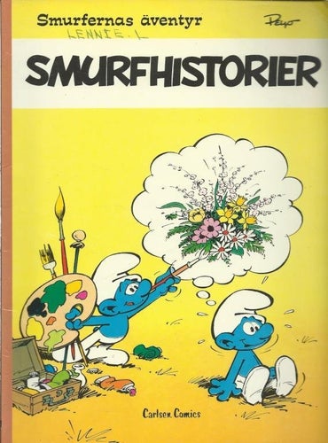 SMURFERNA -SMURFHISTORIER -1ST UPPLAGA - LÄS EX !!